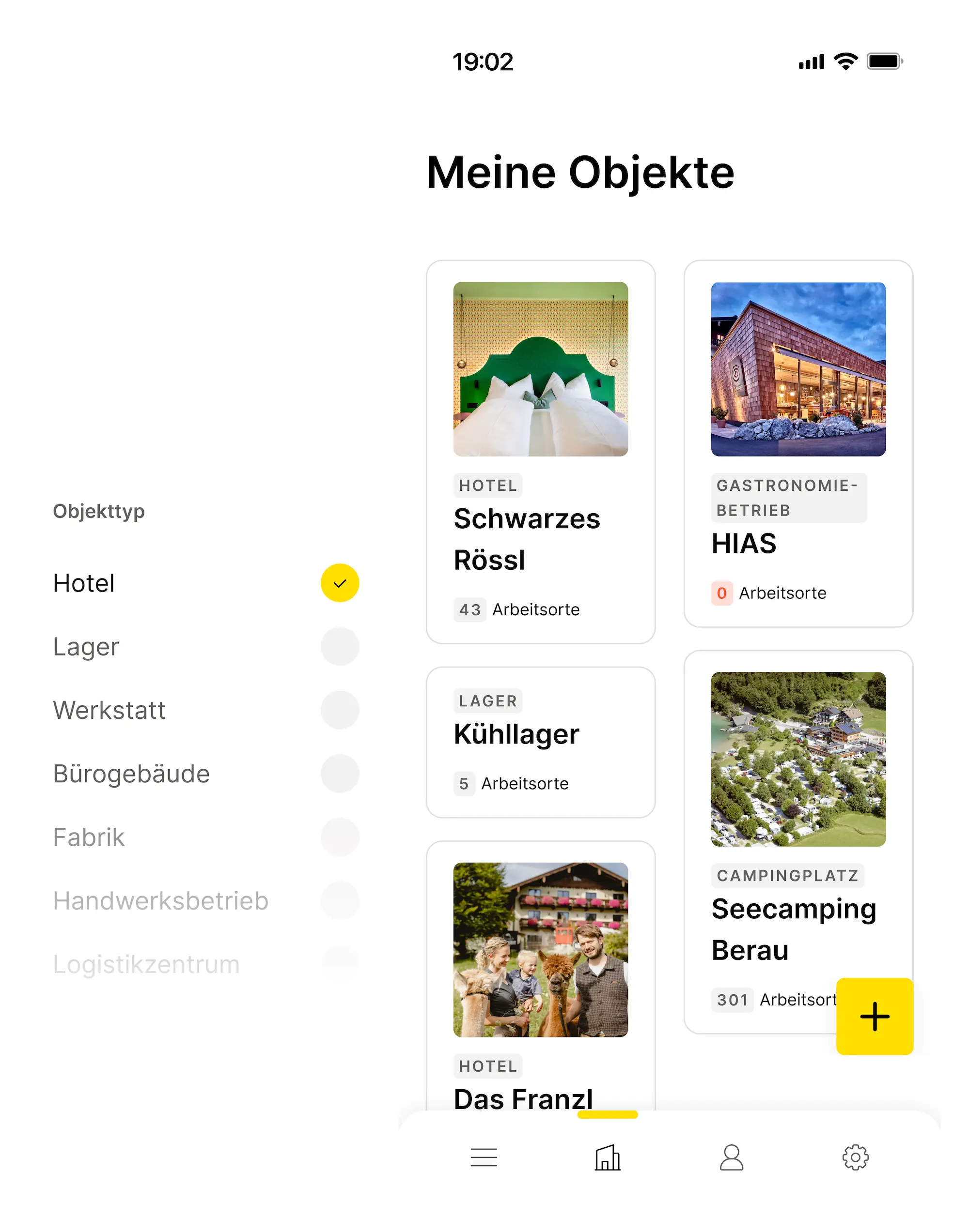 Mehrbetrieb-Verwaltung